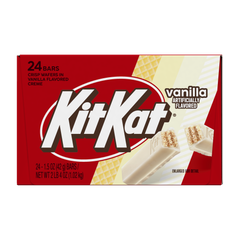 KIT KAT® Vanilla Flavored Wafer Candy Bars, 1.5 oz (24 Count)