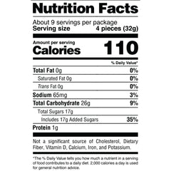 Sour Strips Blue Raspberry Candy Party Bag, 10.2oz