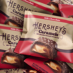 HERSHEY'S Caramels and Milk Chocolate Toffee Truffles Gold Gift Tower