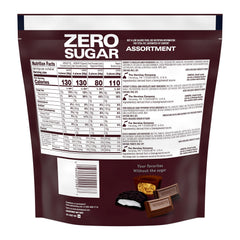 HERSHEY'S, REESE'S and YORK Zero Sugar Assorted Flavored Candy Variety Bag, 15.5 oz