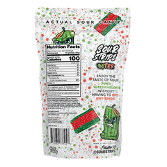 SOUR STRIPS Bites Watermelon Flavored Chewy Candy Bag, 6.35 oz